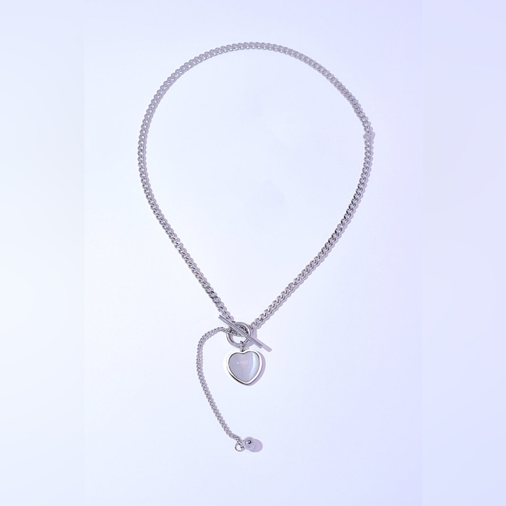 Titanium Steel Heart Necklace